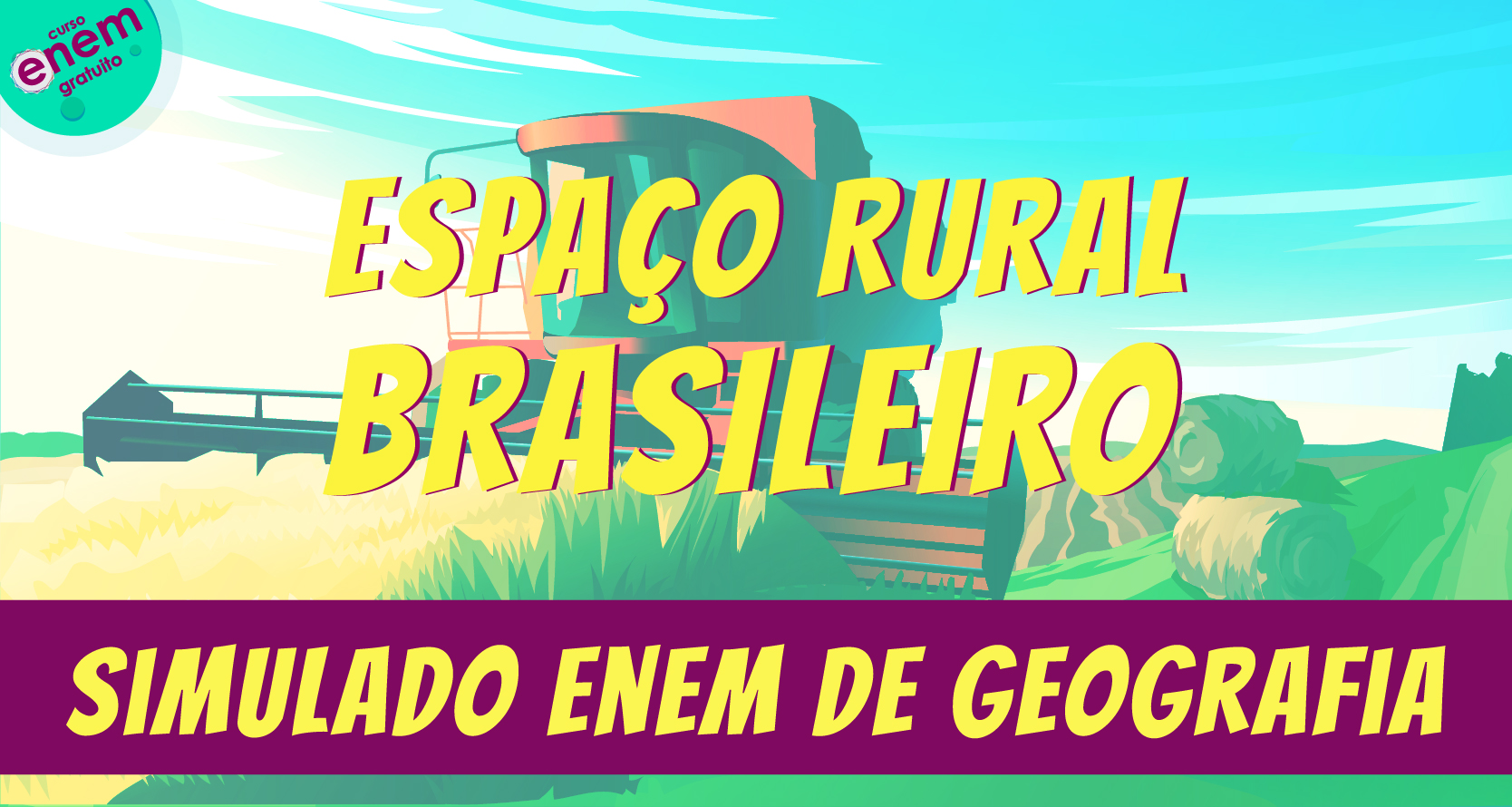 simulado de espaço rural brasileiro