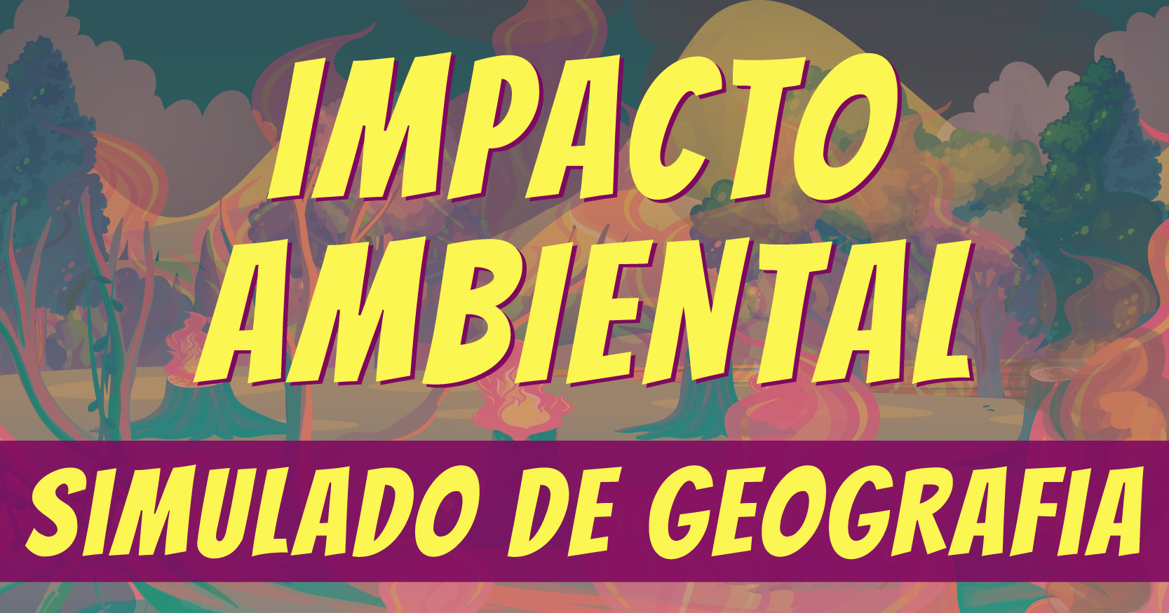 simulado impacto ambiental