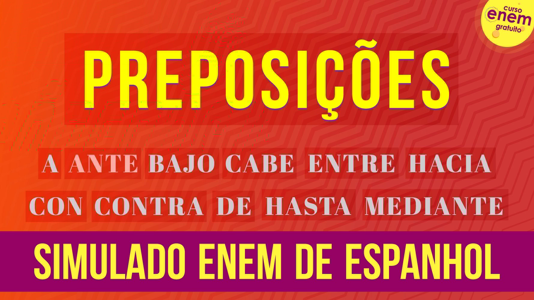 simulado de preposições