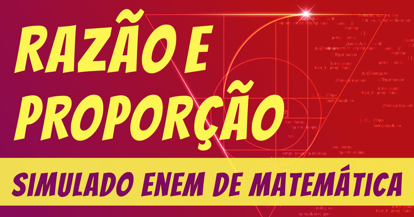 Simulado de Escala, Razão e Proporção