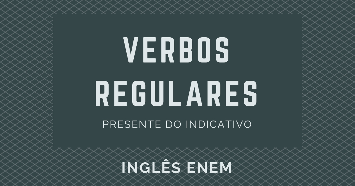 verbos regulares