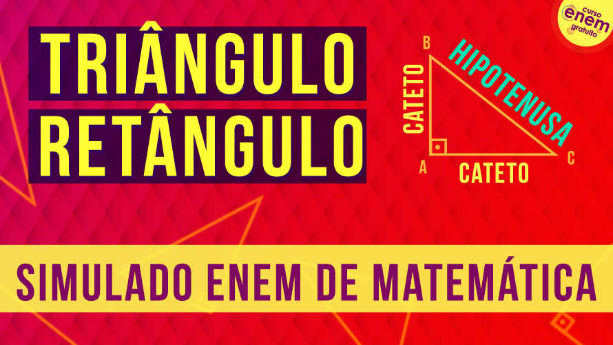simulado de triângulo retângulo
