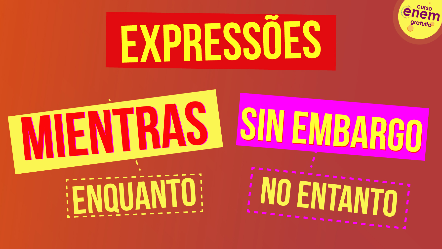 aula de mientras espanhol