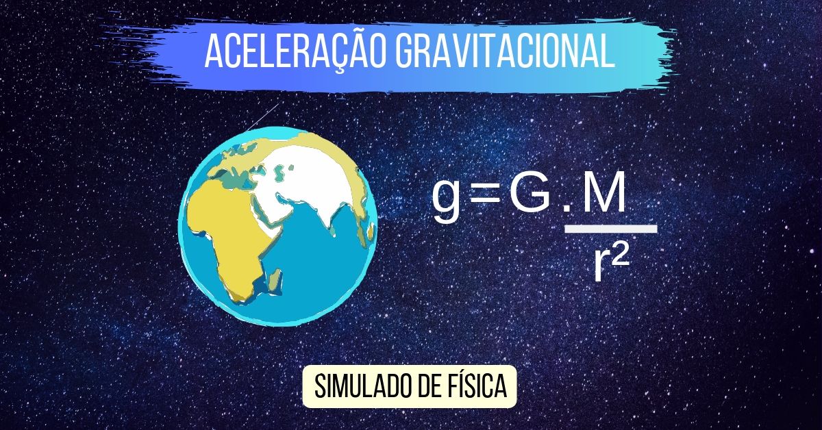 simulado de aceleração gravitacional