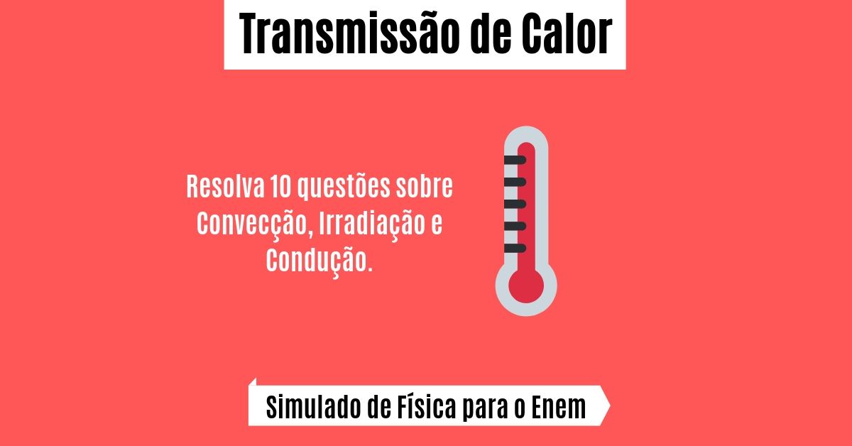 simulado de transmissão de calor