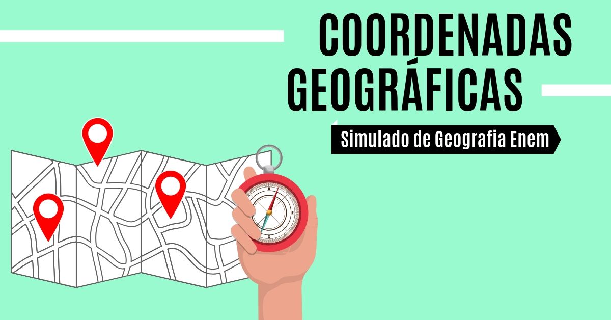 simulado de coordenadas geográficas
