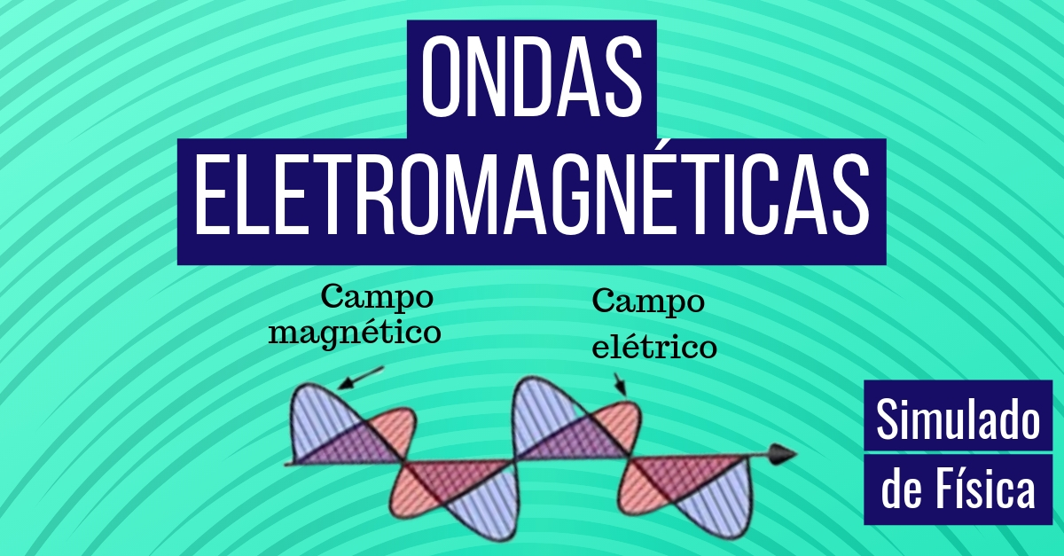 simulado de ondas eletromagnéticas