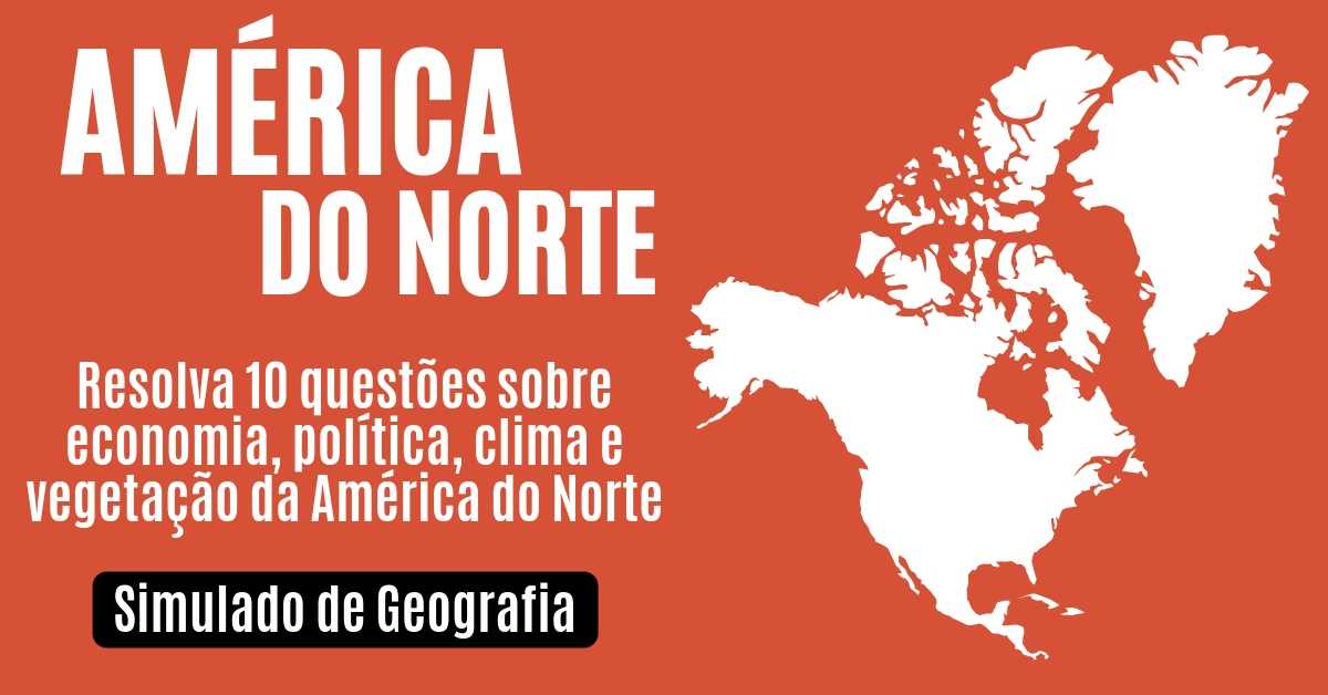 simulado de América do Norte