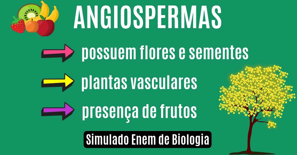 simulado de angiospermas