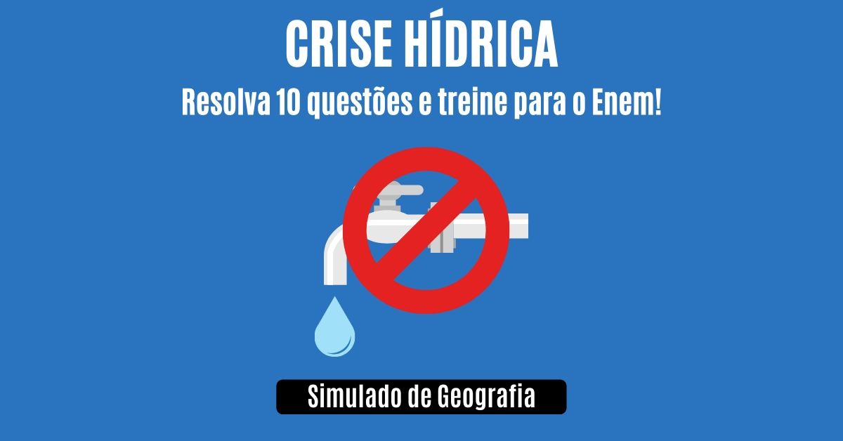 Simulado de crise hídrica