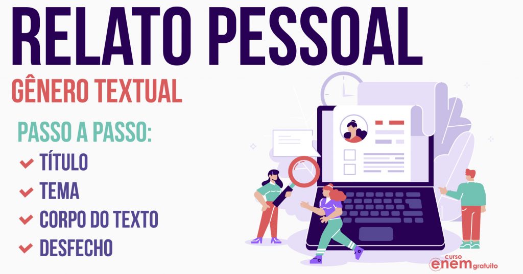 Características do relato pessoal como gênero textual