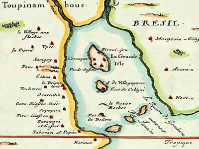 França Antártica - Invasão holandesa