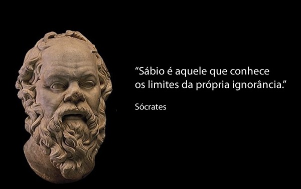 teoria do conhecimento frase de sócrates