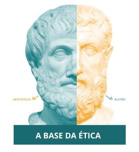 busto de platão e aristoteles