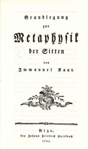 metafisica dos costumes de immanuel kant