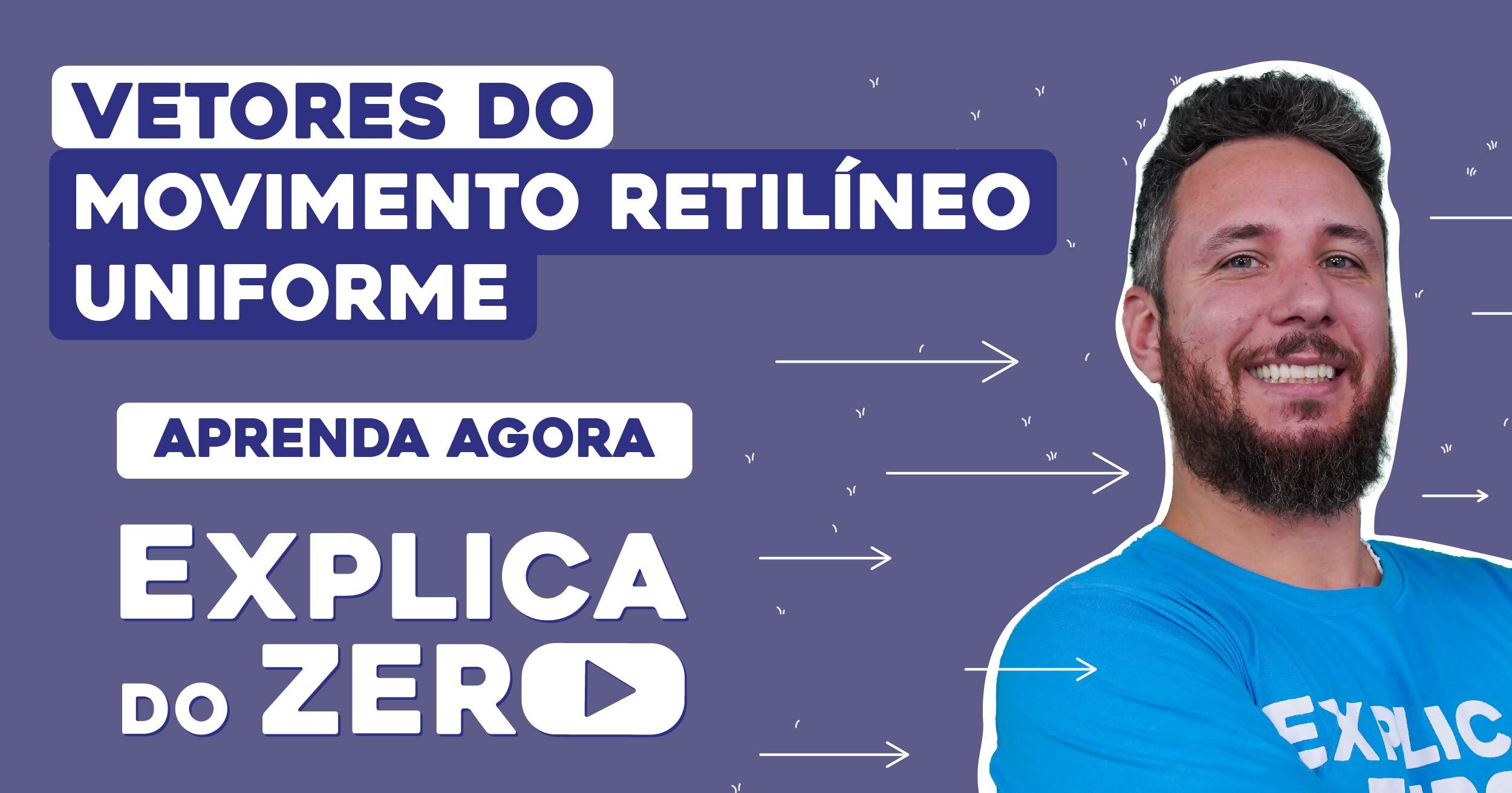 Vetores do Movimento Retilíneo Uniforme