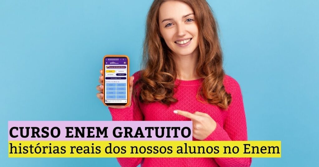 Curso Enem Gratuito: nossos alunos no Enem