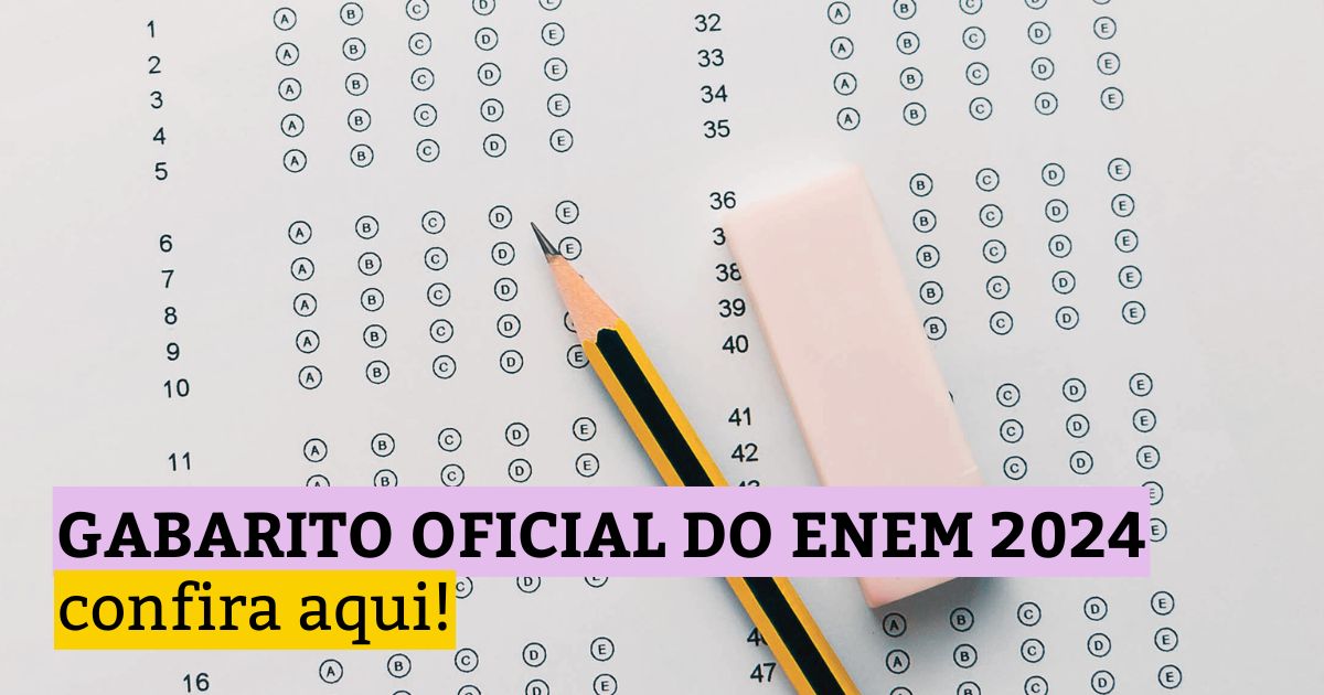 GABARITO OFICIAL DO ENEM 2024