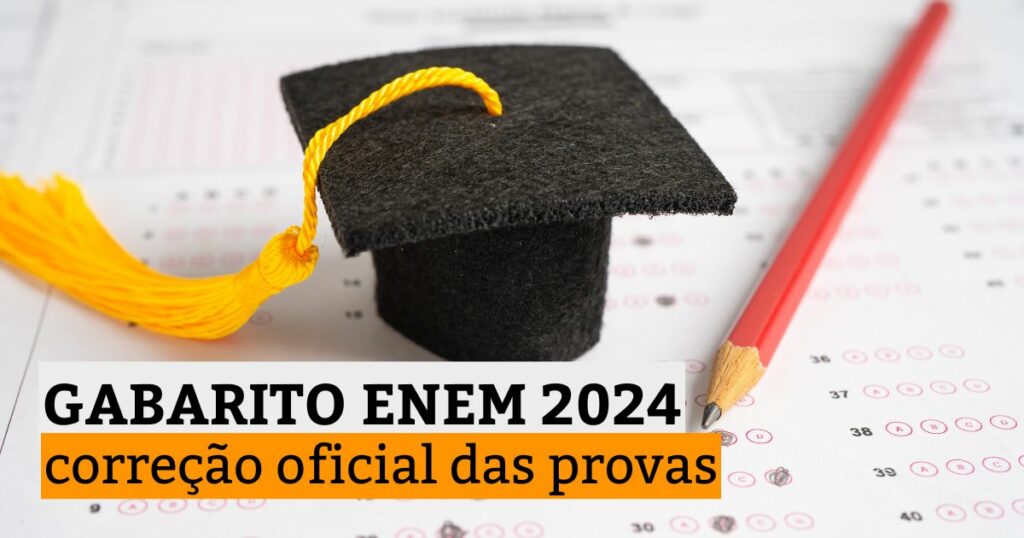 Gabarito Enem 2024: correção oficial das provas
