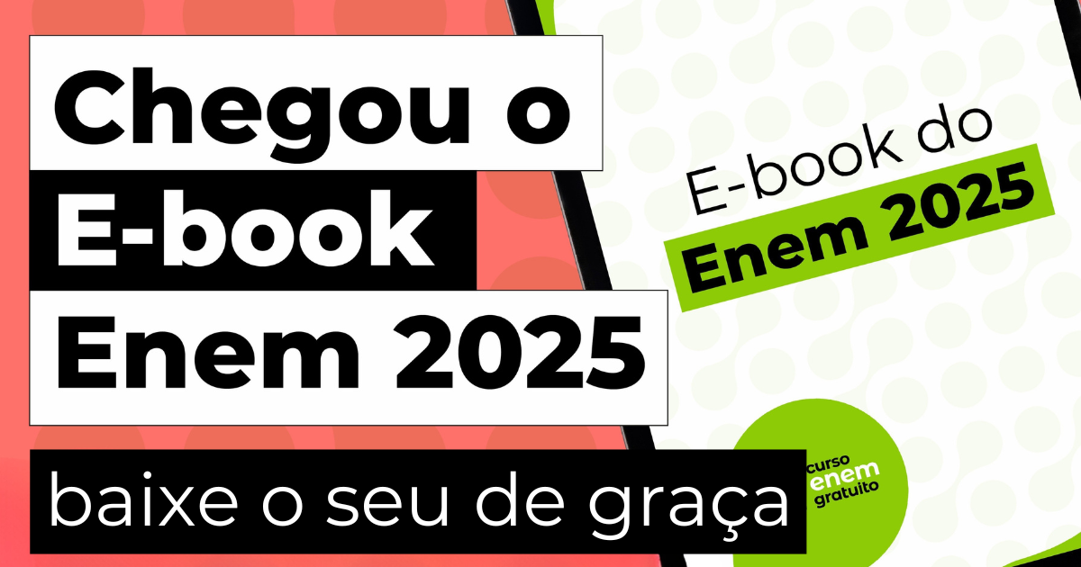 Baixe gratuitamente o E-book do Enem 2025 e tenha acesso a um guia completo para sua aprovação! Descubra a estrutura da prova, estratégias de estudo, programas como SiSU, ProUni e FIES, e muito mais.