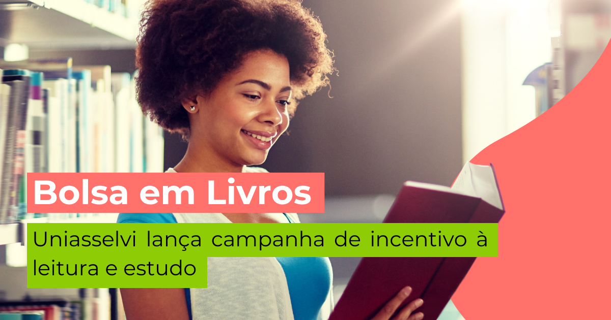 bolsa em livros