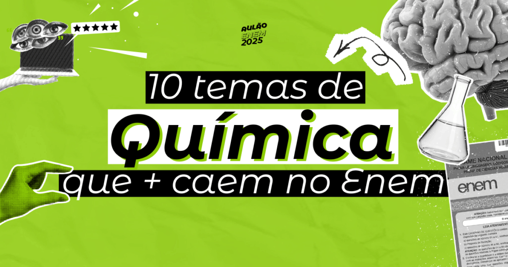 10 temas de Química que mais caem no Enem
