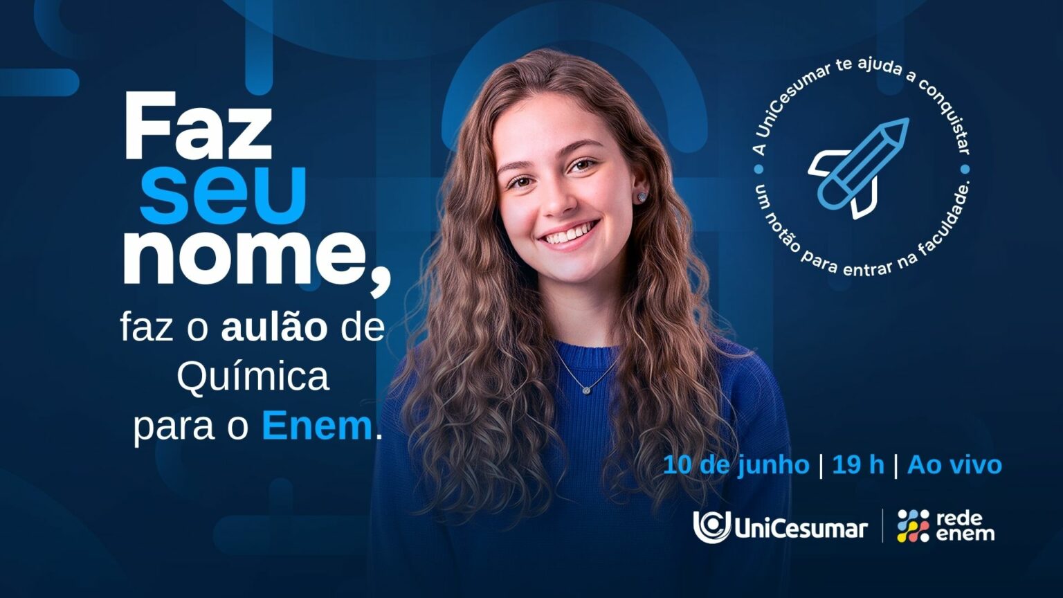 Hoje tem Aulão de Química gratuito para o Enem: participe ao vivo