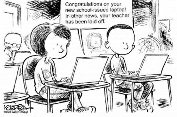 Avaliable at: https://larrycuban.wordpress.com/2019/11/25/evenmore-cartoons-on-technology/. Access on: Apr. 9th, 2024.